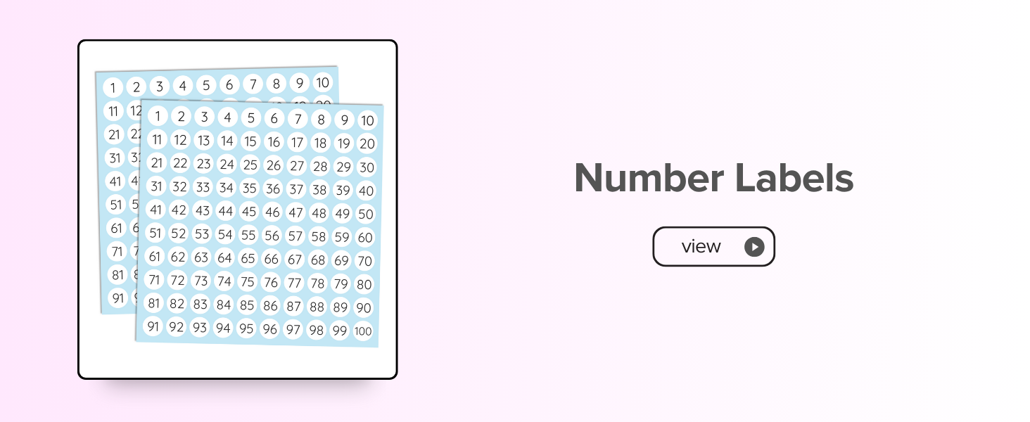 Number Labels