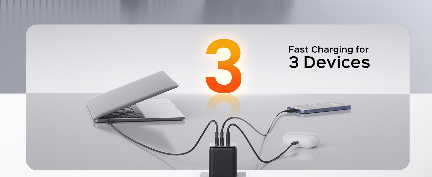 fast charging for 3 devices