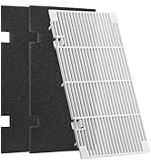 RV A/C Ducted Air Grille Replacement with 2 Air Filters, Vent Cover with Air Filter Pads for RV I...