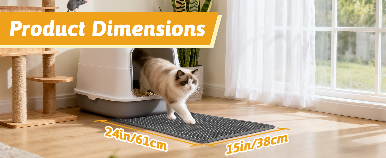 cat mat for litter box