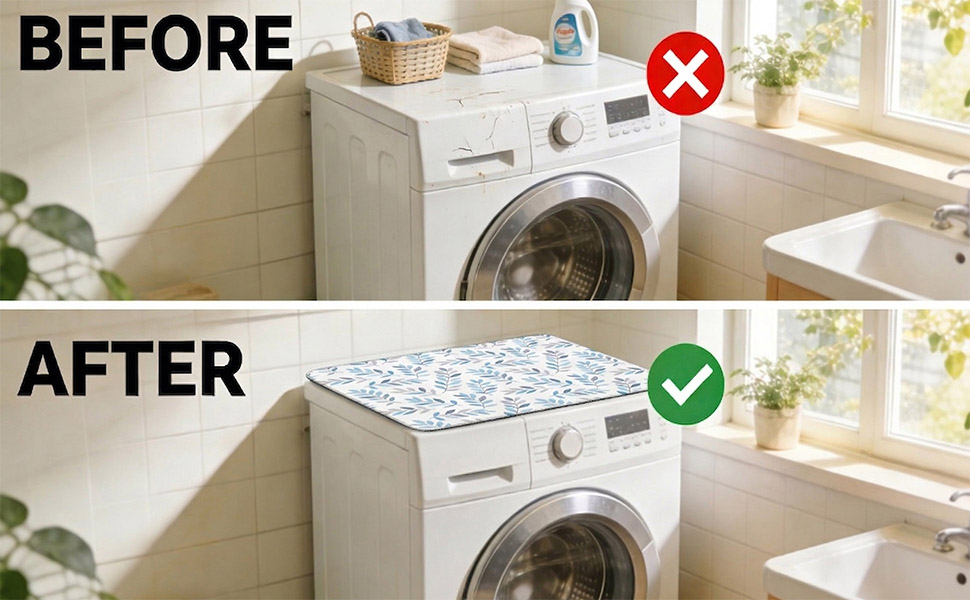 washer dryer mat