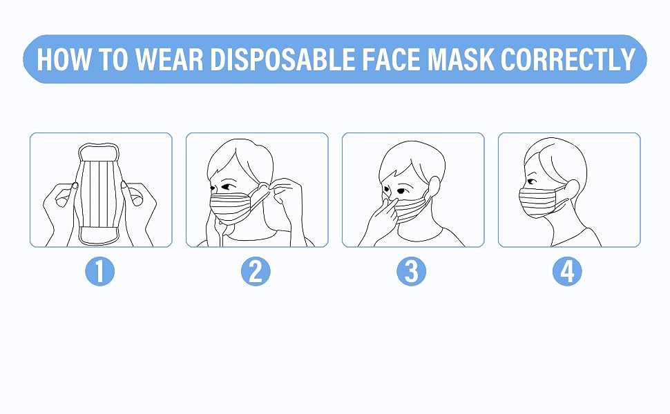 How to wear the face masks