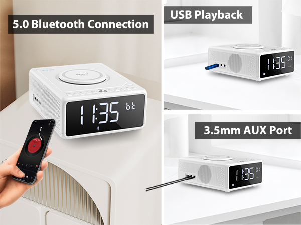 CD Player Alarm Clock