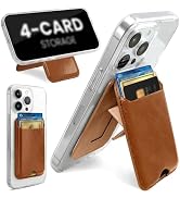 Shorogyt Compatible with Magsafe Wallet with Stand - Magnetic Wallets for iPhone 17/16/15/14/13/1...