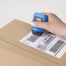 Id Protector being used on a package