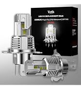 Veth Automotive H4 Light Replacement Bulb, 65W 22000 Lumens, 1:1 Plug & Play, IP68 Waterproof, Re...