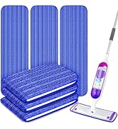 6 Pack Reusable Mop Pads for Swiffer PowerMop, Power Mop Pads Refill Power Mop Refill Pads for 13...