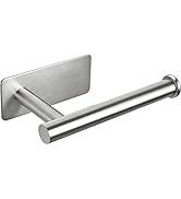 Gewtur Toilet Paper Holder Self Adhesive, Brushed Nickel Stainless Steel Rustproof Wall Mounted T...