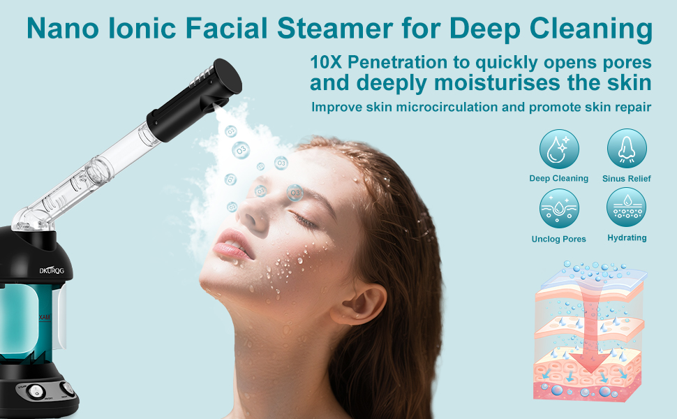 Nano Ionic Face Steamer