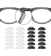 SMARTTOP Adhesive Nose Pad, 12 Pairs Eyeglass Nose Pads Stick On Silicone Anti-Slip for Glasses S...