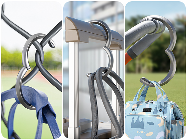 Handbag hooks for many occasions