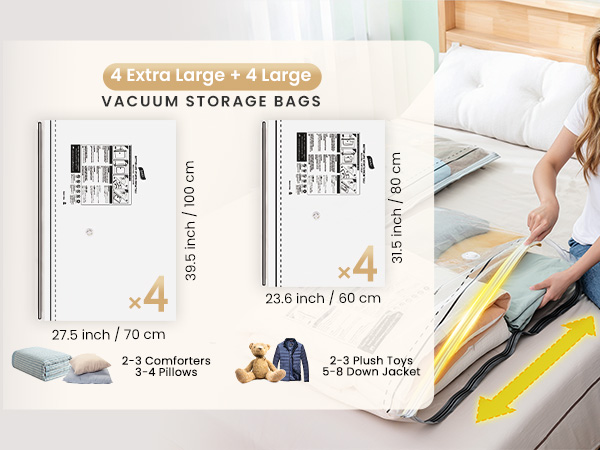 vacuum storage bags for comforters