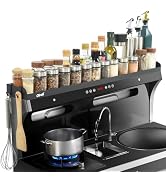 OTraki Magnetic Stove Top Shelf Adjustable 16-32 inch Oven Shelf Stainless Steel Magnetic Rack fo...