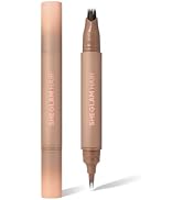 SHEGLAM HAIR Dark Brown Hairline Filler Pen - 2-in-1 Hairline Stick & Brow Texture Pen, Waterproo...