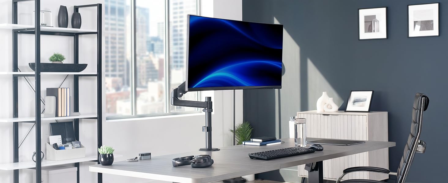 Single Pneumatic Arm Mount