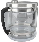 6L Glass jar for Home Dental Beauty Water Distiller, Replacement Glass Collection Bottle Distille...