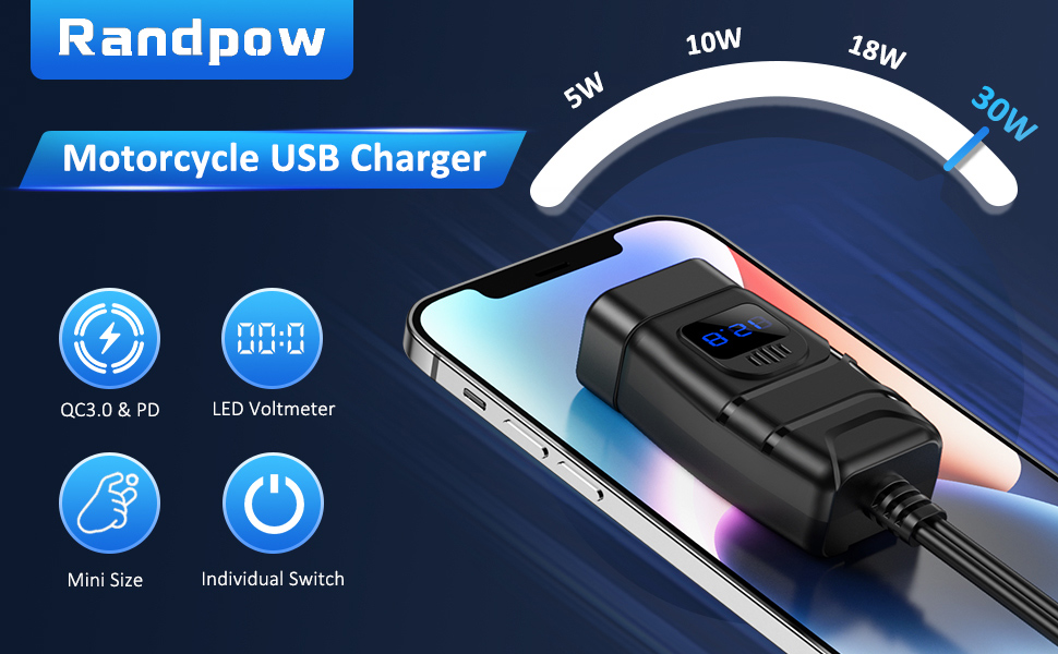 Motorcycle Phone Charger
