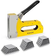 YEAHOME T50 Heavy Duty Staple Gun Kit, Upholstery Staple Gun with 6000 T50 Staples of 1/4, 3/8, 1...
