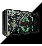 eXtremeRate Custom Soft Touch Grip Faceplate for Nintendo Switch Dock, Glow in Dark - Totem of Ki...