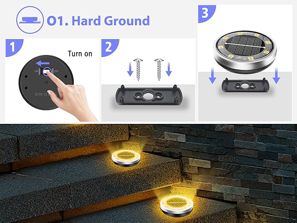 solar ground lights