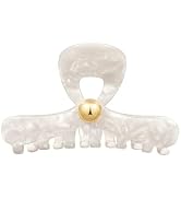 EVITA PERONI Large Hair Claw Clip - Acetate Hair Clip with Copper Metal Accessories, Flowing Shad...