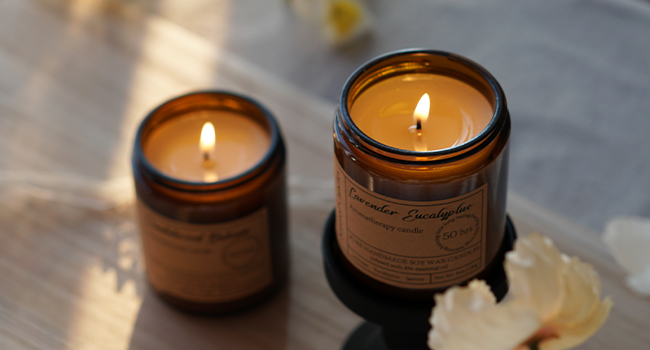 scented candles for home