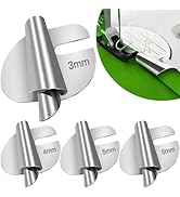 TOOVREN Sewing Rolled Hemmer Foot 4pcs, Rolled Hem Presser Foot, 3mm-6mm 4 Sizes Wide Rolled Hem ...