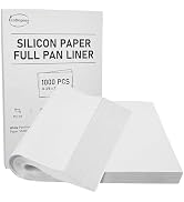 EcoDispose Non-Stick Precut Parchment Paper Baking Sheets Full Pan liner for Bake (16-3/8" x 24-3...