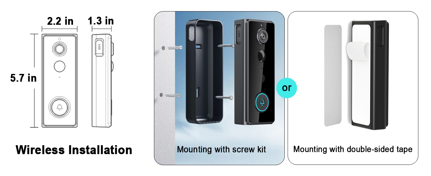 Two mounting options