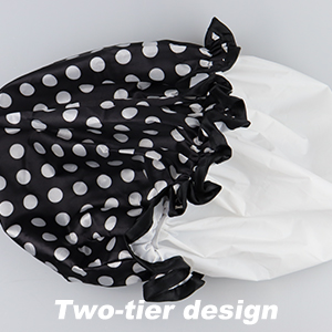 TCOTBE 4 Pieces Waterproof Shower Cap