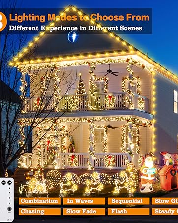 Christmas tree string lights