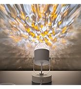 Joyzy Plug in Dynamic Ocean Wave Table Lamp Water Ripple Night Light Projector for Room Party Dec...