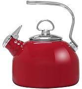 Chantal Enamel On Steel Classic Teakettle (Chili Red)