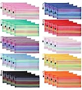 YOPCDJ 40 Pack 10 Colors Mesh Zipper Pouch Bags, Small Pouch Pencil Pouch Bulk, Cosmetics Makeup ...