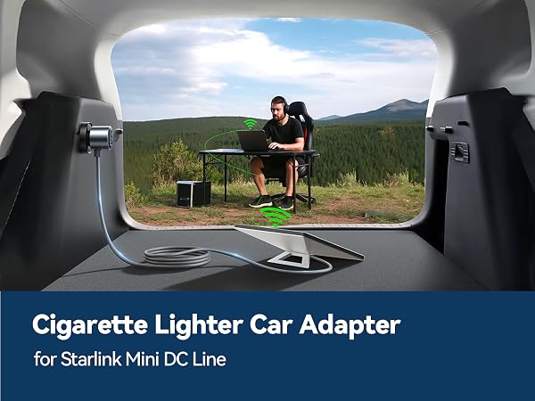 starlink mini car adapter