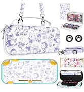 Gurgitat 7in1 Animal Switch Lite Case for Nintendo Switch Lite Carrying Cases Girly Boy Teens Pro...