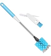 2-in-1 Water Bottle Brush, 14.5-inch Long-Handled Cleaning Brush, Kitchen Scrubber, Lid Cleaner, ...