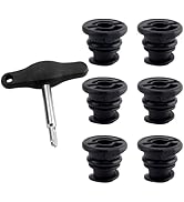 6Pcs Oil Pan Drain Plug Screw with Install Tool, Oil Pan Drain Plug Fit #06L103801 06L103801D 06L...