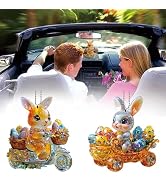 Car Rearview Mirror Hanging Accessories - Gifts for Women, 2 Pack Christmas Ornament & Car Hangin...