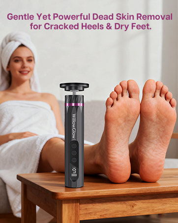 Powerful electric callus remover for salon-smooth feet.