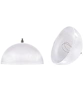 Aspen Creative 28007-75-2, Clip-on Dome Shade for A-Type Bulb Indoor Location Light Fixtures/Clea...