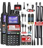 BAOFENG UV-5RM Ham Radio Handheld Multi Band10W High Power Long Range Walkie Talkies Frequency Co...