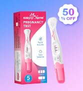 Easy@Home Pregnancy Test Sticks: 5 Count - Reliable and Early Detection Pregnancy Sticks - Precis...