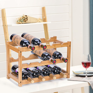 12 bottles wine rack