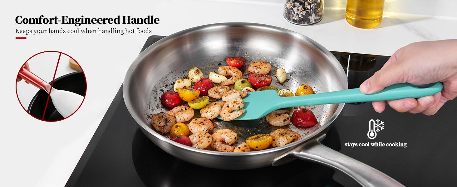 High Heat Resistant Food Safe Silicone Spatula