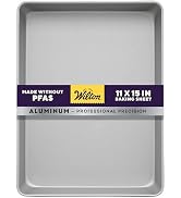 Wilton 11 x 15 Inch Aluminum Baking Sheet Pan, 2-Inch Deep Cake Pan, Even Heating, Rust-Resistant...