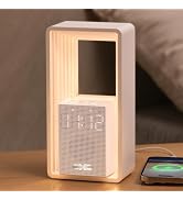 WILIT Digital Alarm Clock Sunrise, White Noise Sound Machine with Nightlight, 9 Sleep Aid Sounds ...