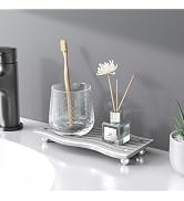 Water Absorbing Stone Tray for Sink, Diatomite Drying Stone for Kitchen Bathroom Counter, Decorat...