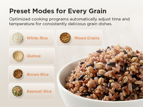 Preset modes for every grain