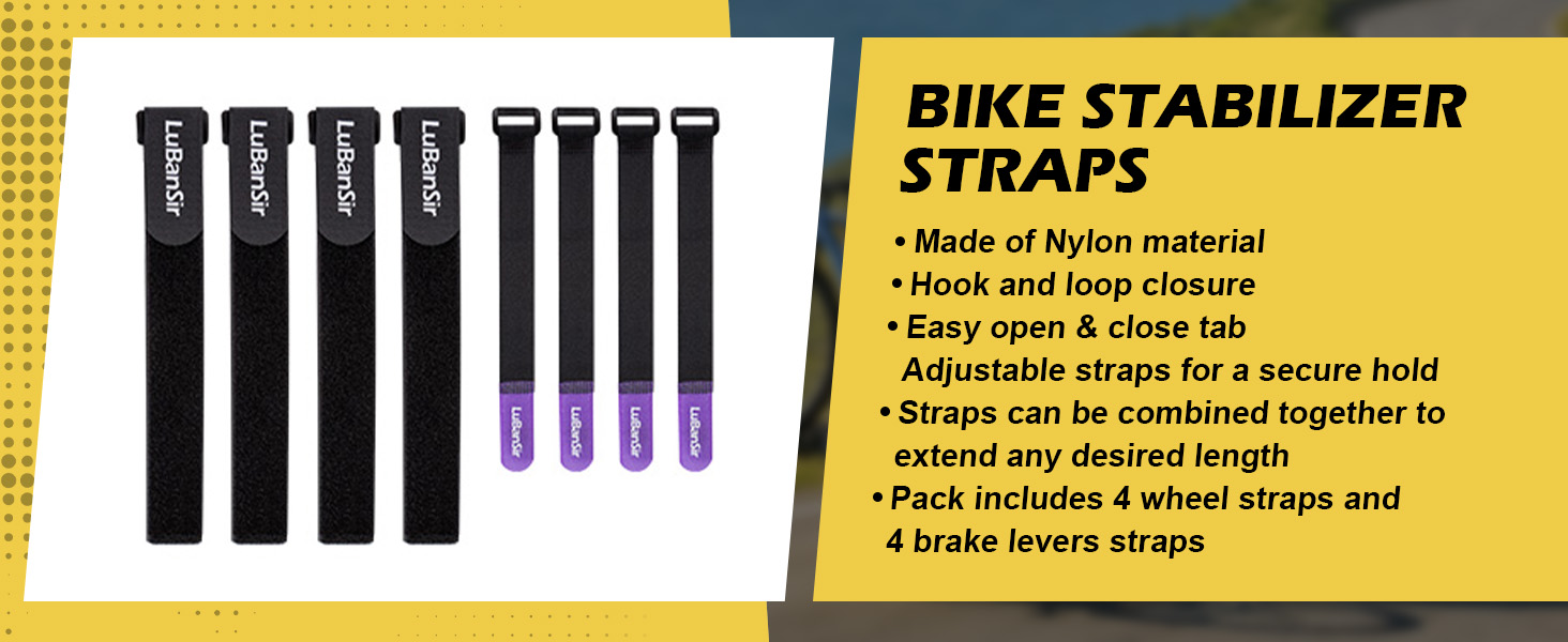 Adjustable Bike Stabilizer Straps
